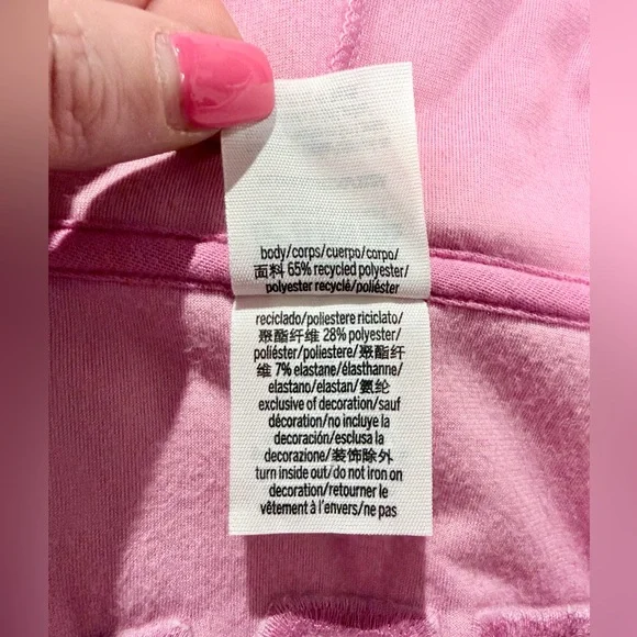 EUC PINK Brand Velour Pink Zip Yp Hoodie Sz XL - Picture 13 of 15